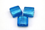Silverfoil Quadrat 18 x 18 x 6 mm blau